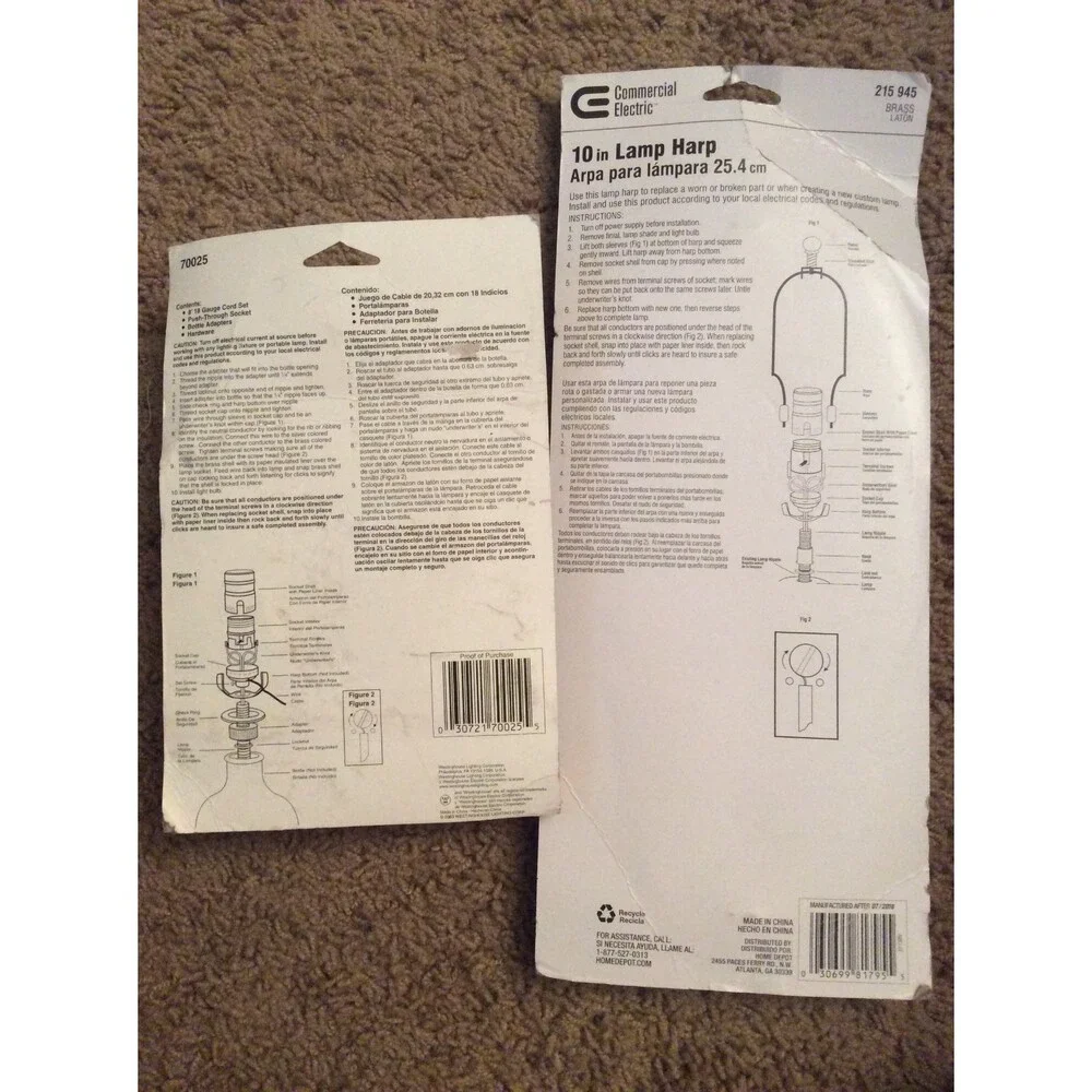 Make your Own Lamp Parts B5